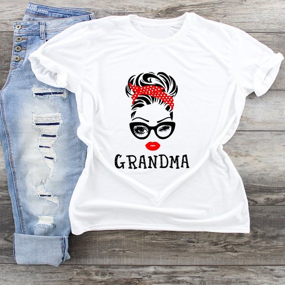 Tops - Grandma Pretty Lady tshirt
